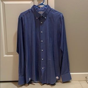 Neiman Marcus Blue Dress Shirt (Large)